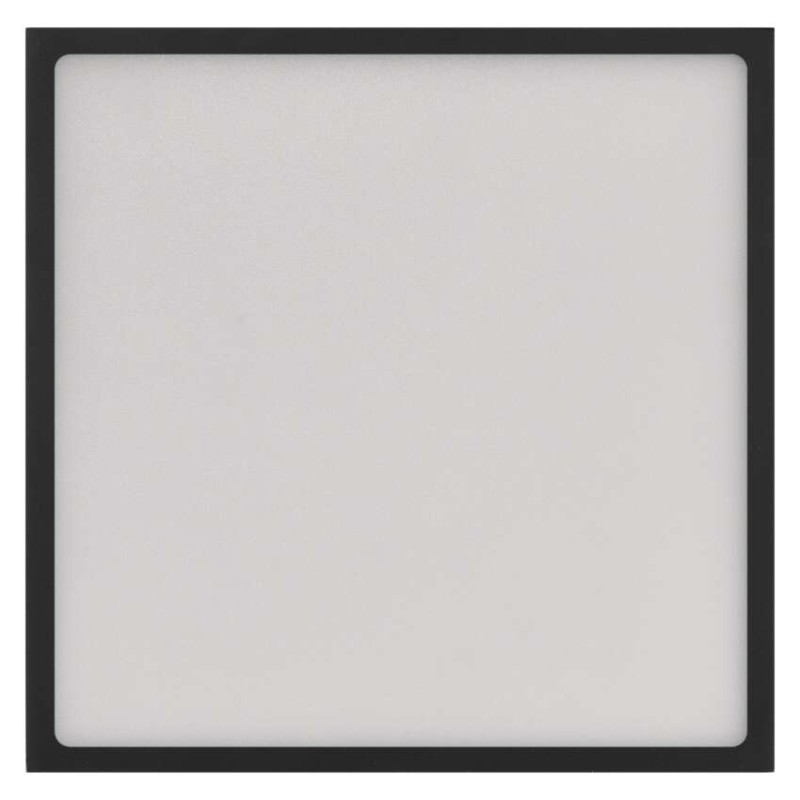 LED svítidlo NEXXO černé, 30 x 30 cm, 28,5 W, teplá/neutrální bílá