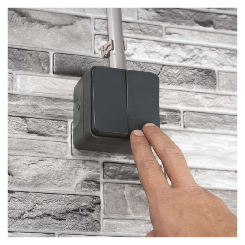 EMOS Cyklone dupla váltókapcsoló, IP55