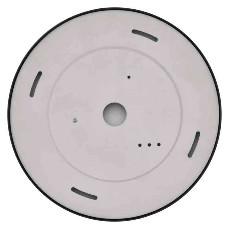 LED lampa NEXXO, melna, 22,5 cm, 21 W, silti/neitrāli balta