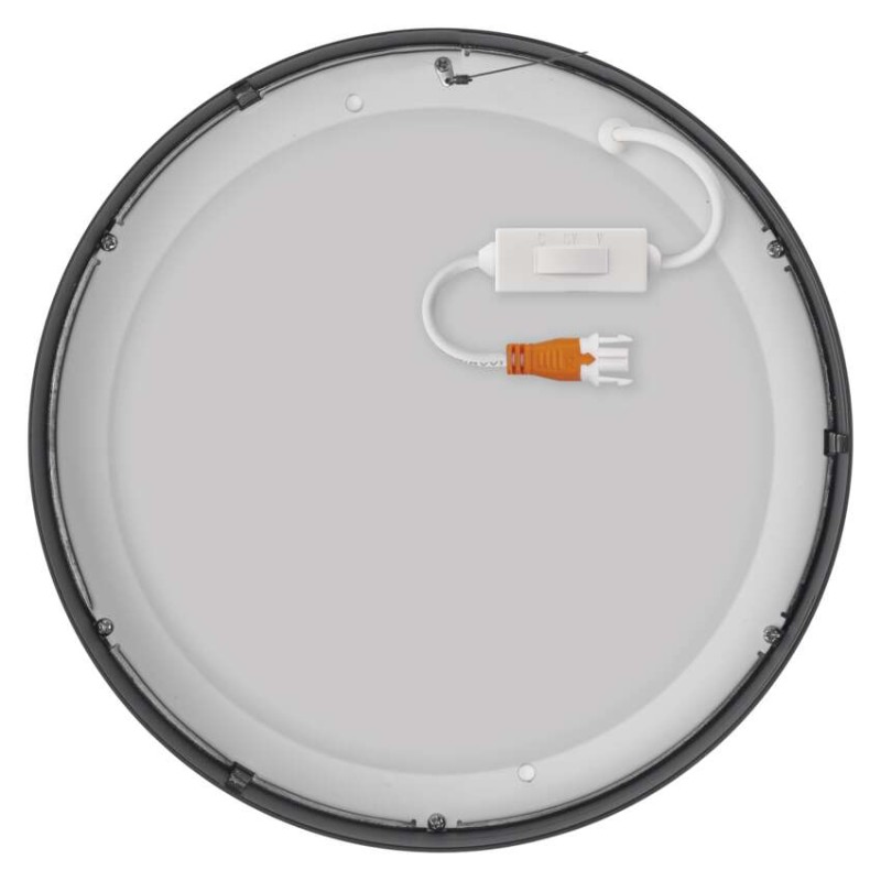 LED lampa NEXXO, melna, 22,5 cm, 21 W, silti/neitrāli balta