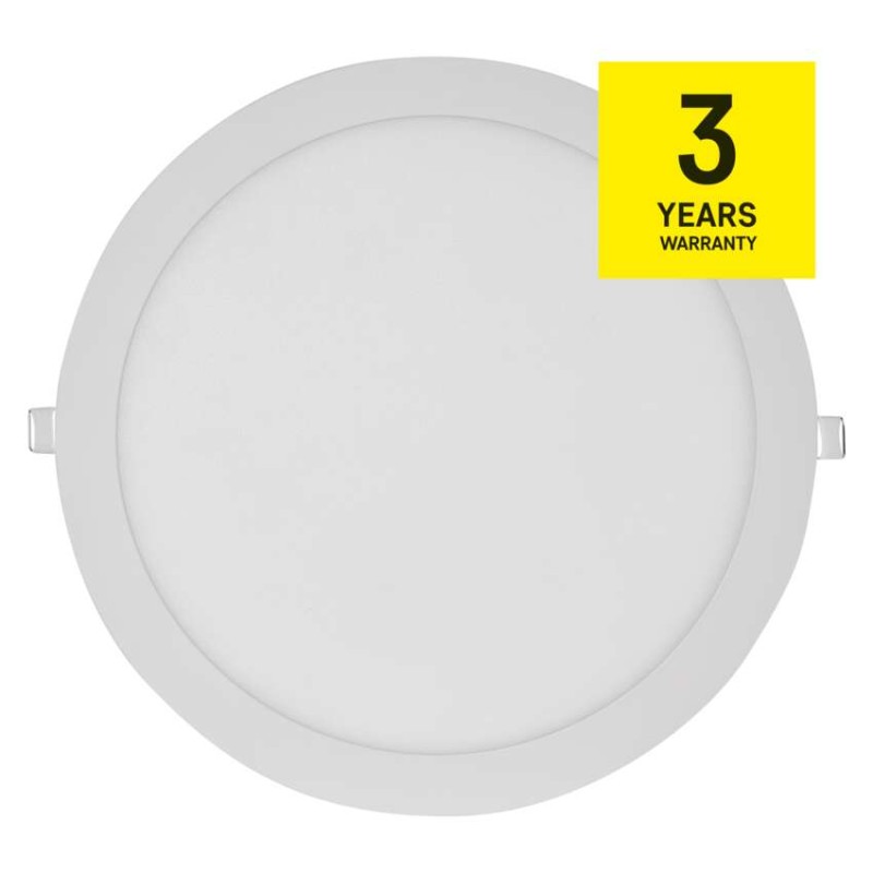 Panel LED wpuszczany NEXXO, okrągły, biały, 25W, ciepła biel