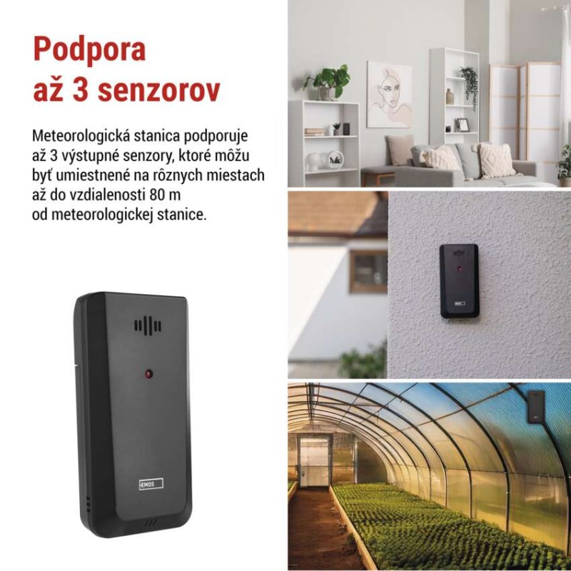 Domáca bezdrôtová meteostanica E8625