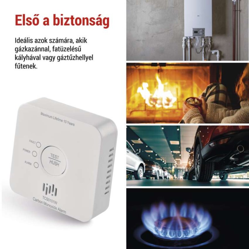 GoSmart EMOS Szén-monoxid érzékelő TCS0101W wifivel