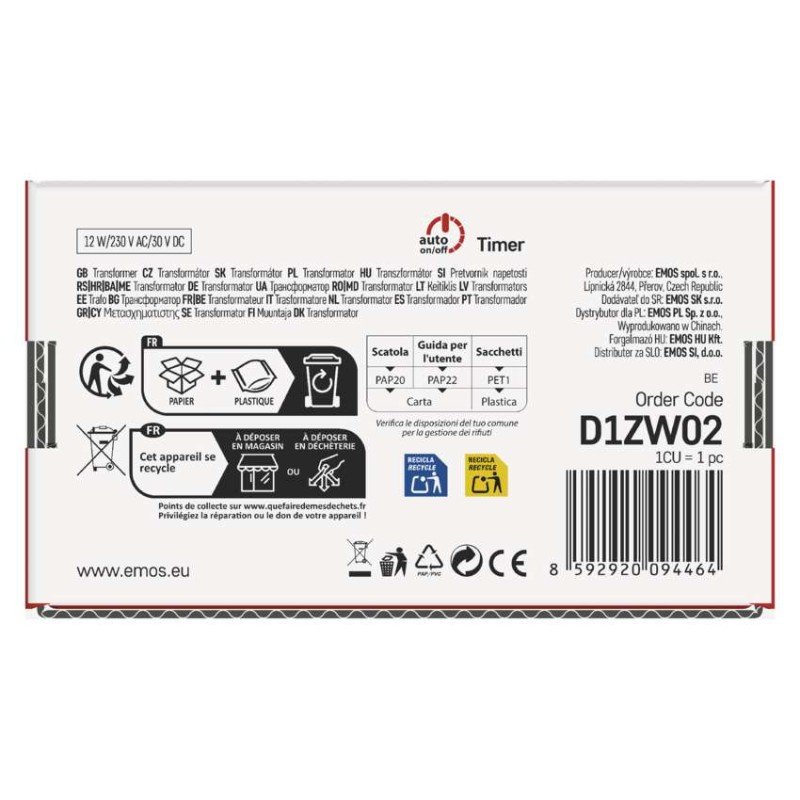 Napájací zdroj pre vianočné spojovacie osvetlenie Standard/Profi, vonkajšie, ovládač