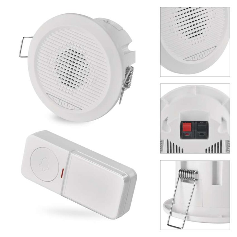 Dzwonek przewodowy/bezprzewodowy P57103, wbudowany