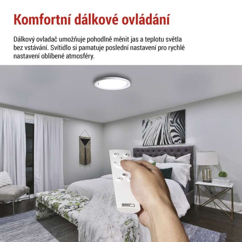 LED přisazené svítidlo REMI, kruhové 45W, stmív. se změnou CCT