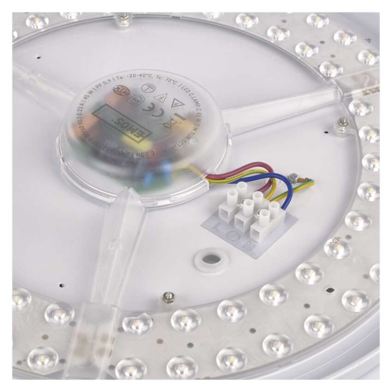 Oprawa LED REMI 45W regulowana CCT, ściemnialna, z pilotem