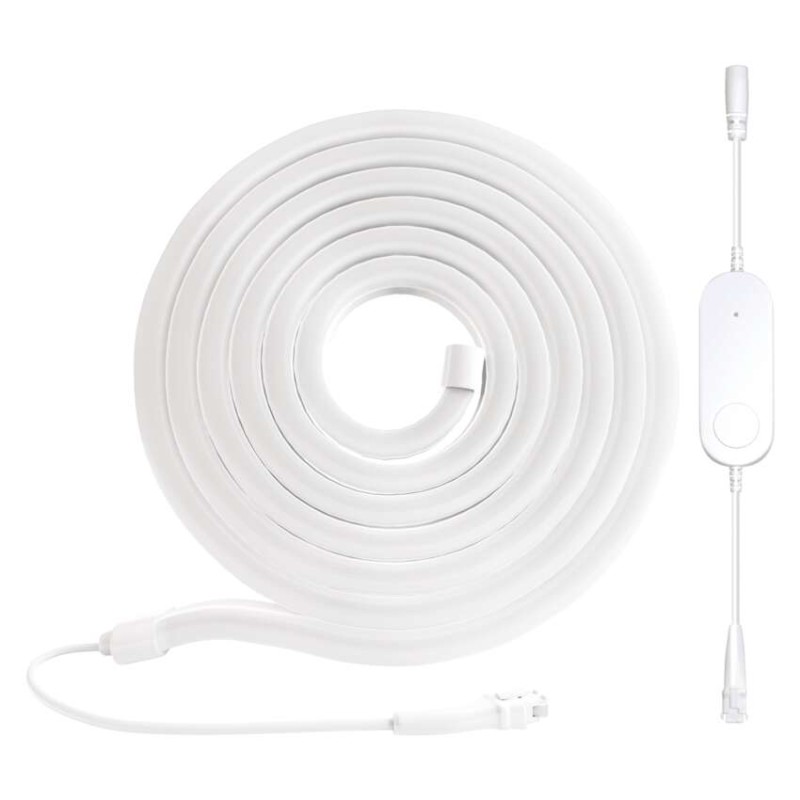GoSmart ohebný LED pásek NEON bílý, 5 m, 33 W, RGBIC stmívatelný, WiFi