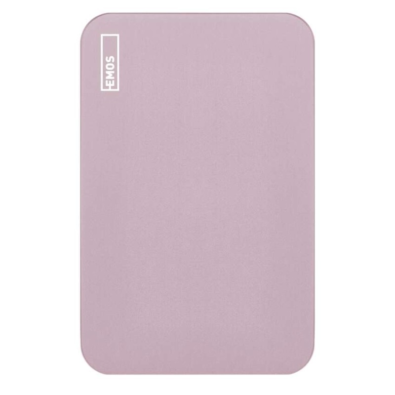 Powerbanka EMOS WI 1046, 10 000 mAh, 20 W+Wireless, lososová
