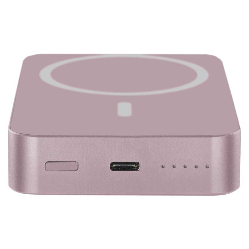 Powerbanka EMOS WI 1046, 10 000 mAh, 20 W+Wireless, lososová