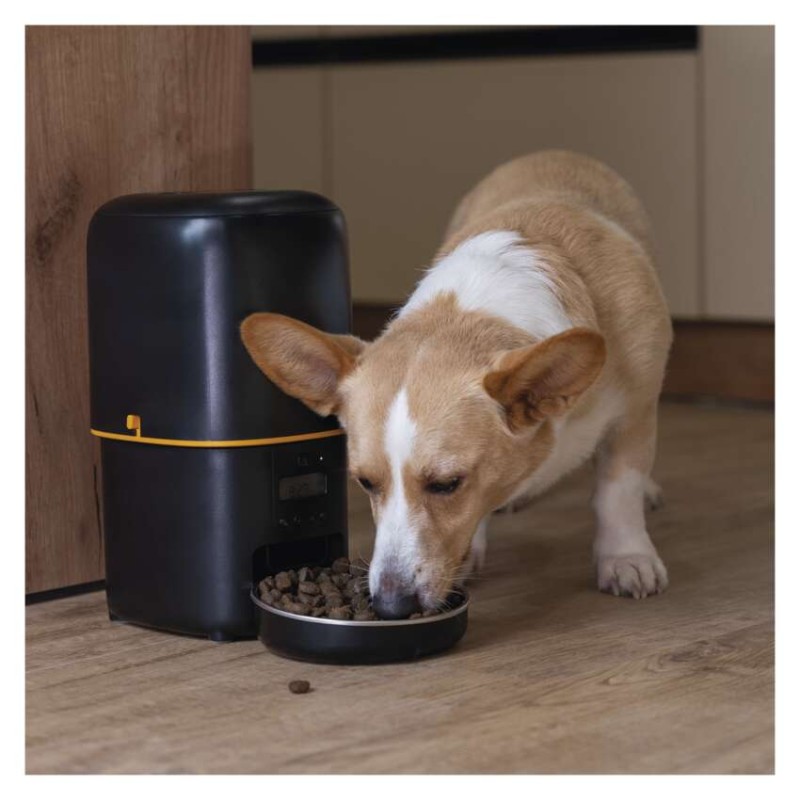 Pet Care barības dozators, 4 l, melns