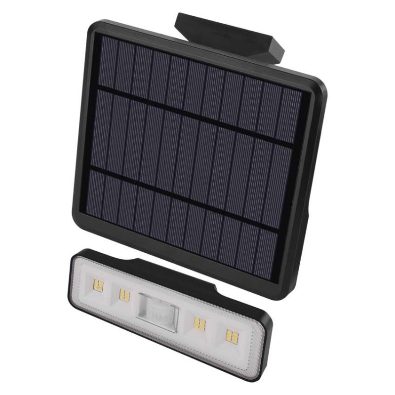 Naświetlacz LED Garden SUNNO solarny z PIR, 1300 lm, neutralna biel