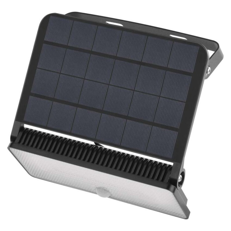 Naświetlacz LED Garden SOLO solarny z PIR, 1600 lm, neutralna biel