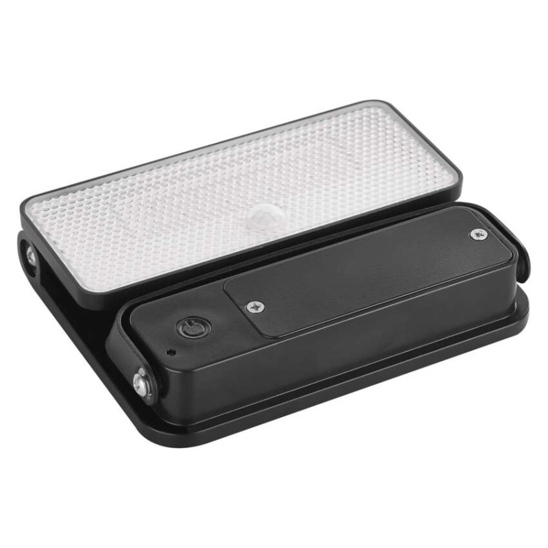 Naświetlacz LED Garden SOLO solarny z PIR, 1600 lm, neutralna biel