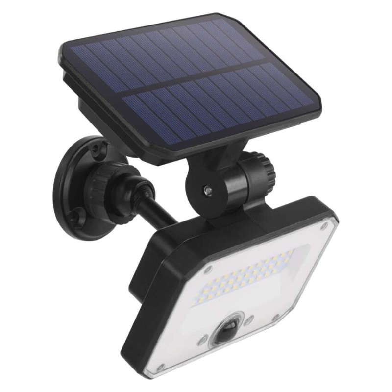 Naświetlacz LED Garden SPILO solarny z PIR, 1500 lm, ciepła biel