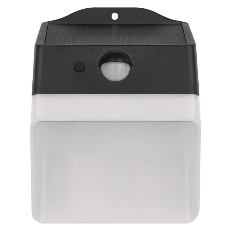 EMOS LED SOLAR lámpatest LUNIS PIR, 200lm IP65 természetes fehér