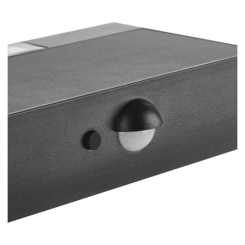 Oprawa LED Garden BRIXO solarna z PIR, 350 lm, NW, czarna