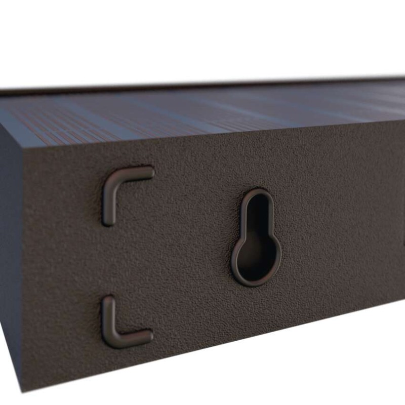 Oprawa LED Garden BRIXO solarna z PIR, 900 lm, NW, czarna