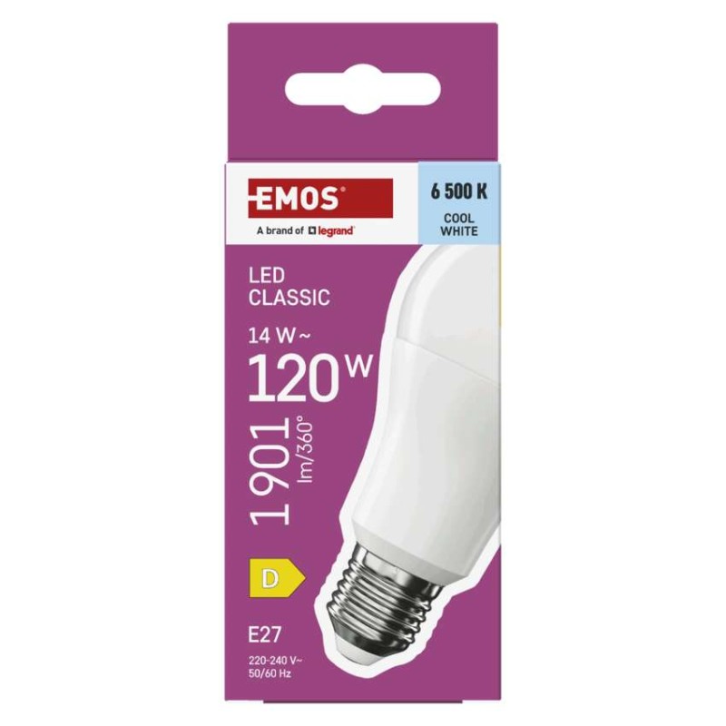 LED pirn Classic A60 / E27 / 14 W (120 W) / 1901 lm / Külm valge
