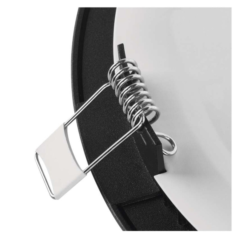 LED podhledové svítidlo NEXXO černé, 17 cm, 12,5 W, teplá/neutrální bílá