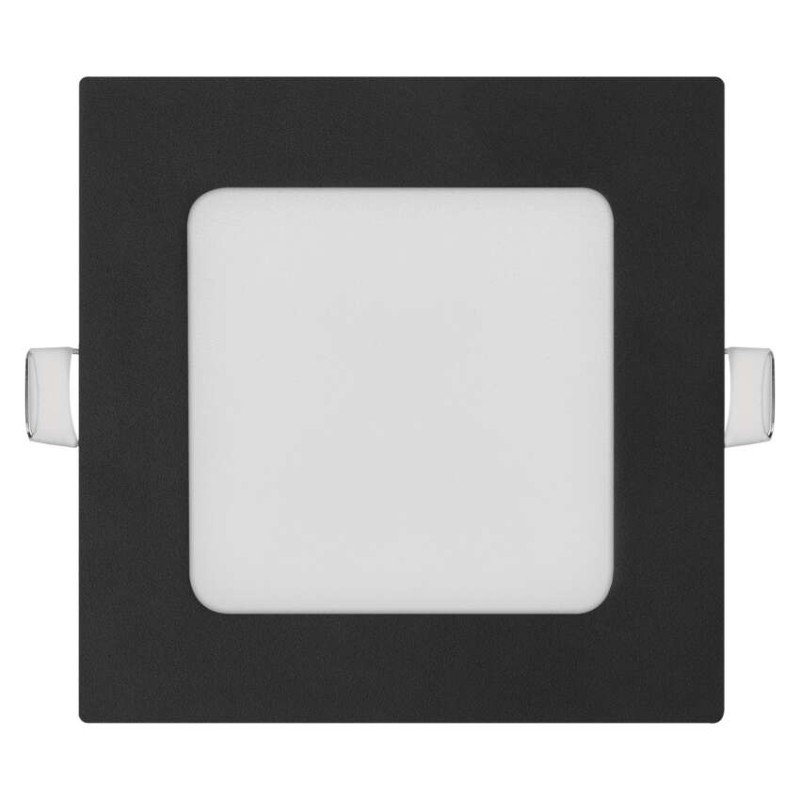 LED podhledové svítidlo NEXXO černé, 12 x 12 cm, 7 W, teplá/neutrální bílá