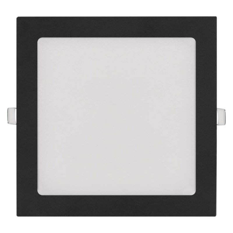 LED süllyesztett lámpatest NEXXO, négyzet, fekete, 18W, CCT