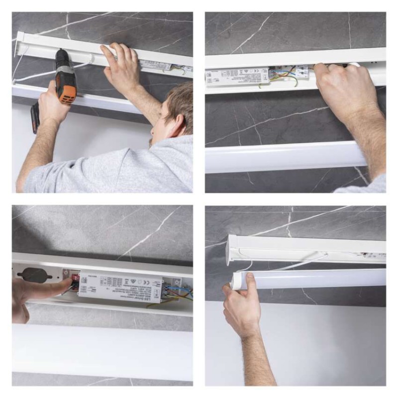 LED lineárne svietidlo PANO 20W, neutrálna biela