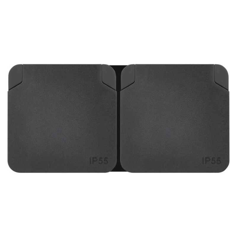 EMOS Cyklone zásuvka dvojnásobná IP55