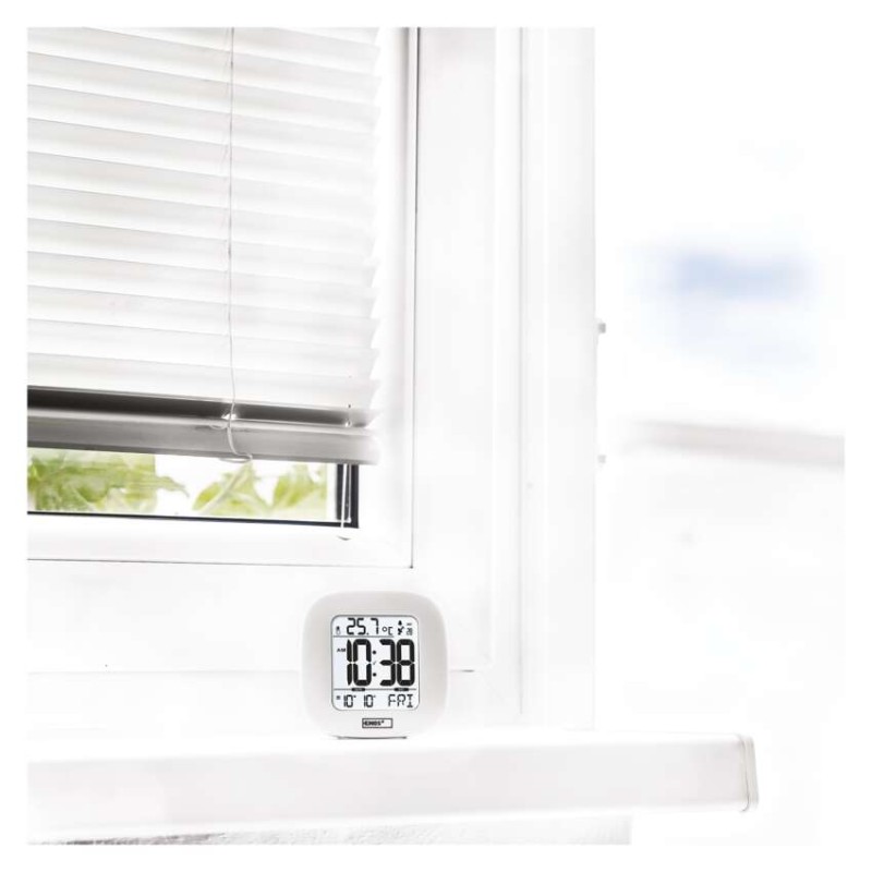 Digitālais termometrs, bezvadu sensors, modinātājs, datums E0127