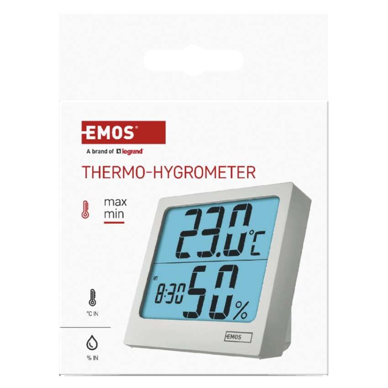 EMOS Hő- és nedvességmérő E0114N
