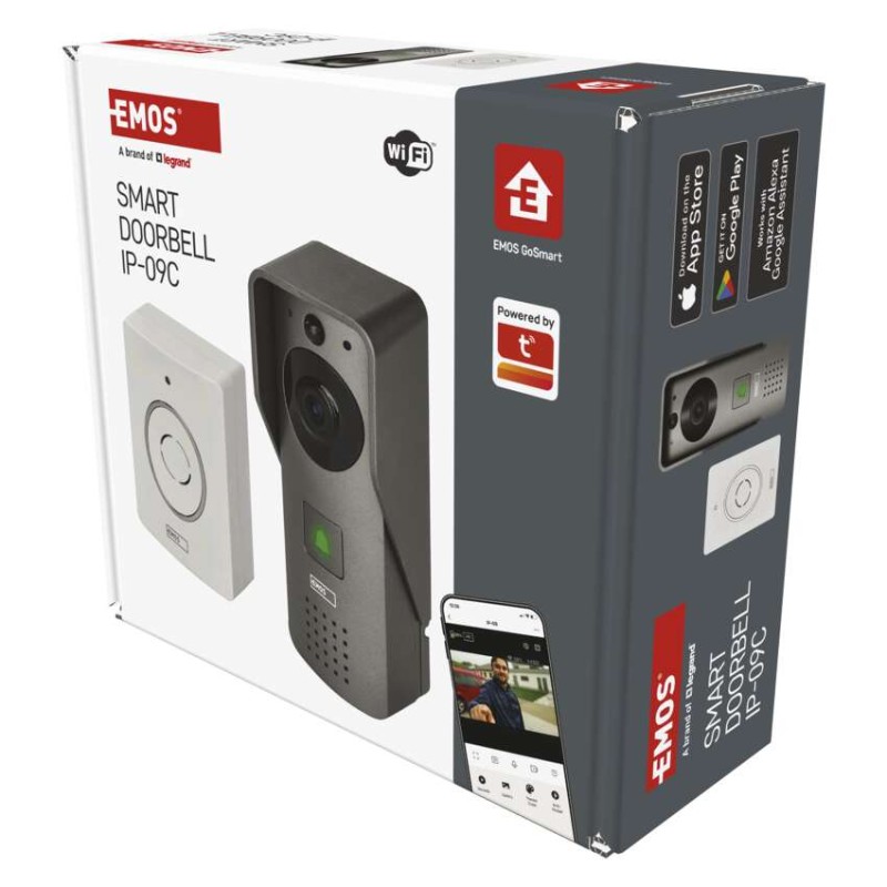 GoSmart Vezeték nélküli video kaputelefon IP-09C wifivel