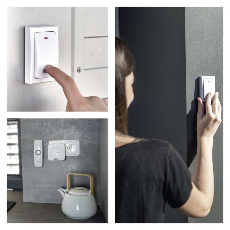 Bezbateriový domovní bezdrátový zvonek P5731 do zásuvky