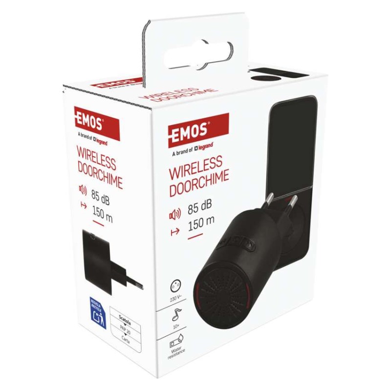 Domovní bezdrátový zvonek P5734B do zásuvky