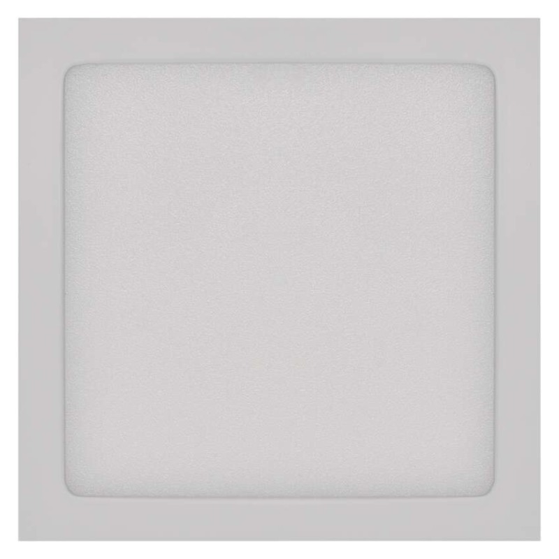 LED prisadené svietidlo, štvorec, biele, 7,6W, CCT