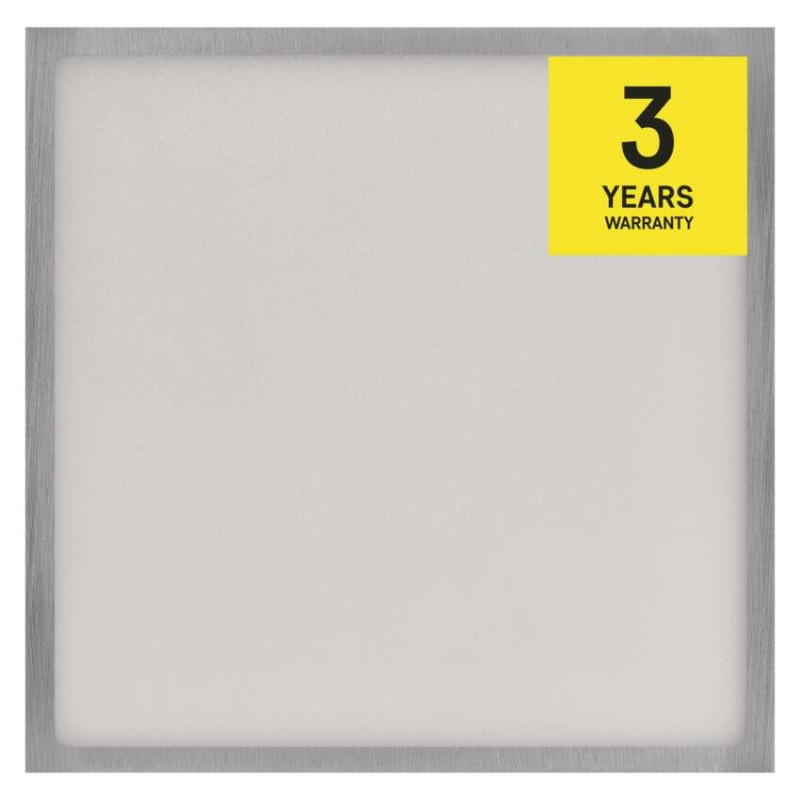 Panel LED natynkowy NEXXO, kwadrat, srebrny, 28,5W, CCT