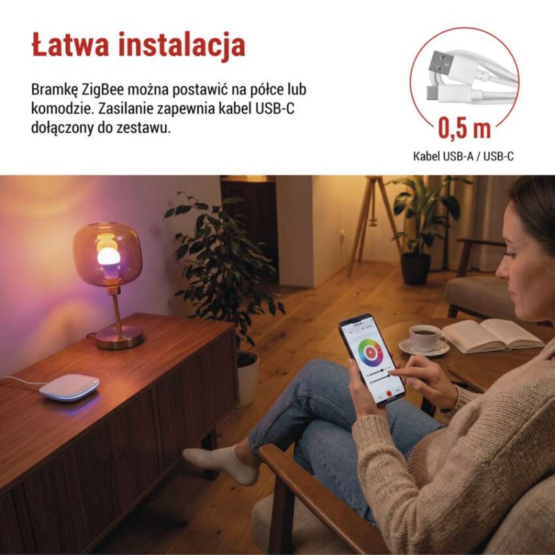 GoSmart Wielofunkcyjna bramka IP-2000Z ZigBee / Bluetooth / WiFi