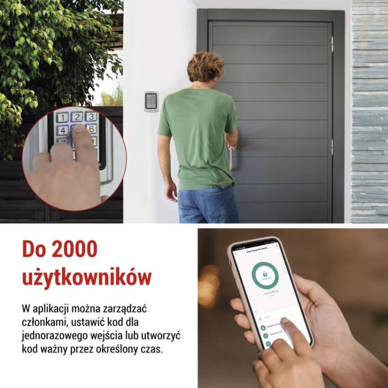 GoSmart Klawiatura kodowa IP-006AX, WiFi