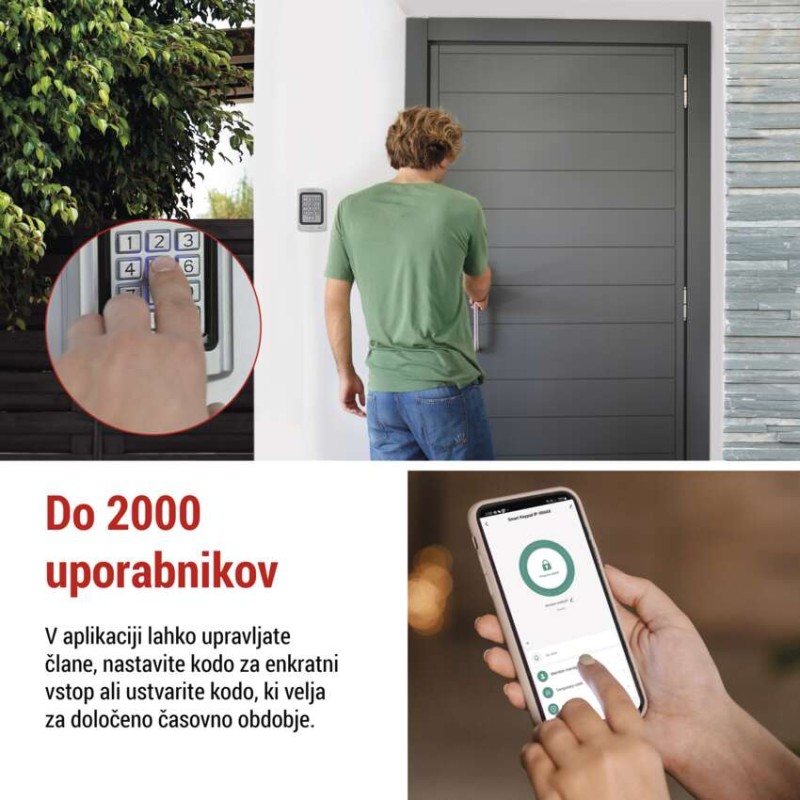 GoSmart Kodna tipkovnica IP-006AX, WiFi