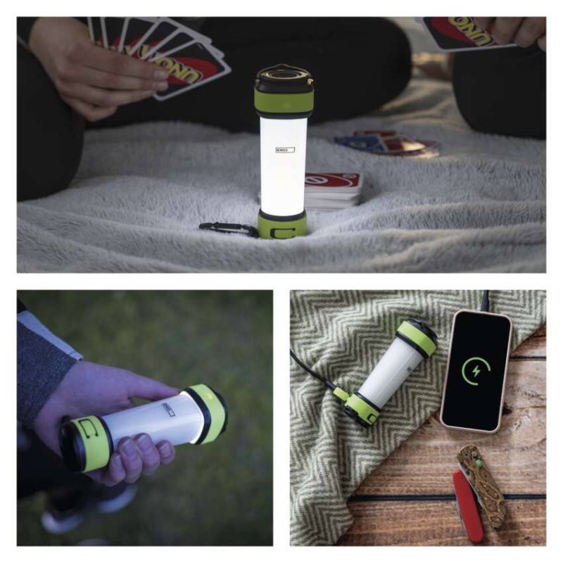 SMD LED+LED kempinglámpa P4009, 360 lm, Li-Pol 4000 mAh