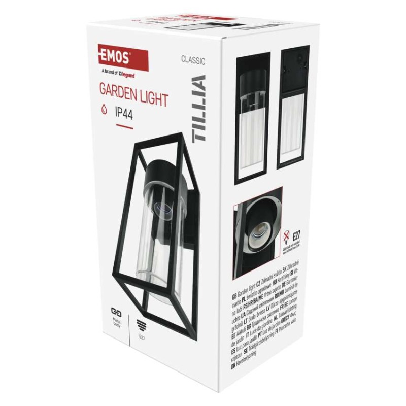 LED aiavalgusti TILLIA 12,8 × 11 × 27 cm, 1 × E27, 15 W