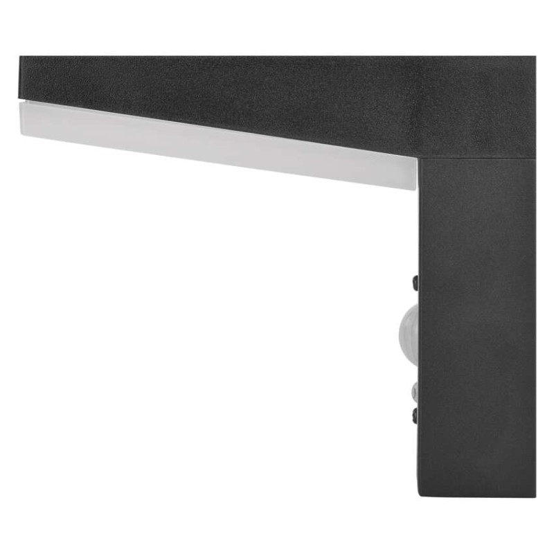 LED zahradní solární nástěnné svítidlo VEREA, čidlo soumraku, 10,7 x 15,4 x 13 cm