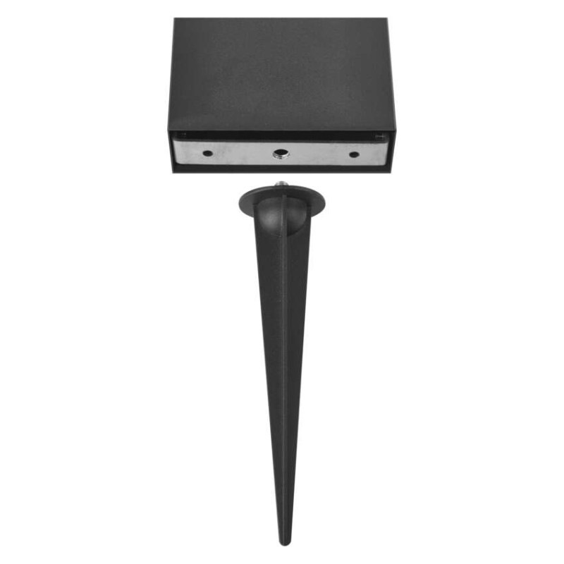 LED záhradné solárne stĺpikové svietidlo VEREA, senzor súmraku, 10,7 x 15,4 x 50 cm