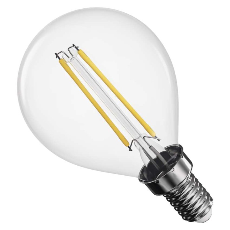 LED spuldze Filament Mini Globe / E14 / 1,8 W (25 W) / 250 lm / neitrāli balta