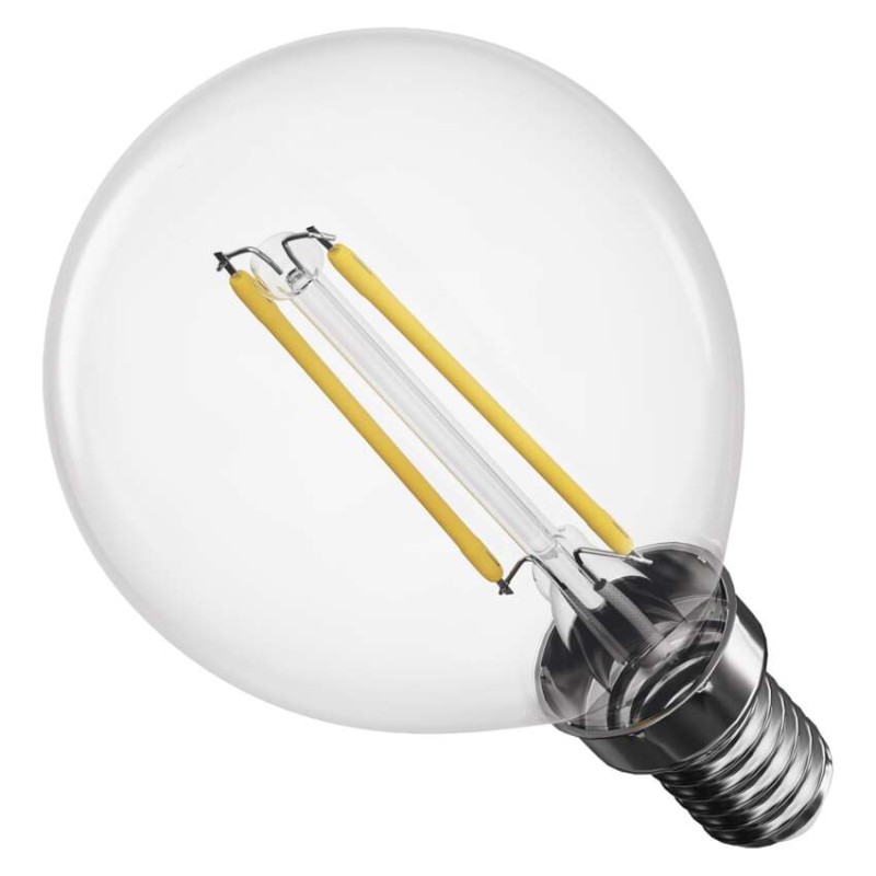 LED spuldze Filament Mini Globe / E14 / 1,8 W (25 W) / 250 lm / neitrāli balta