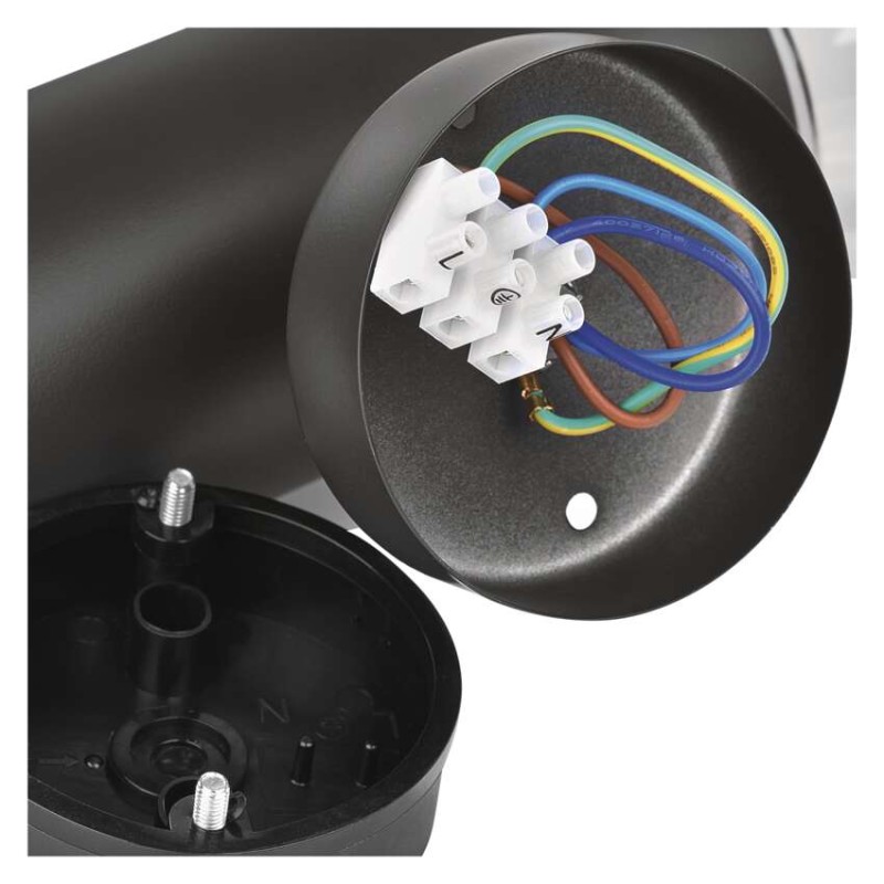 Záhradné nástenné svietidlo ARTEO, senzor súmraku, 16,4 x 12 x 29,5 cm, 1 x E27, 15 W