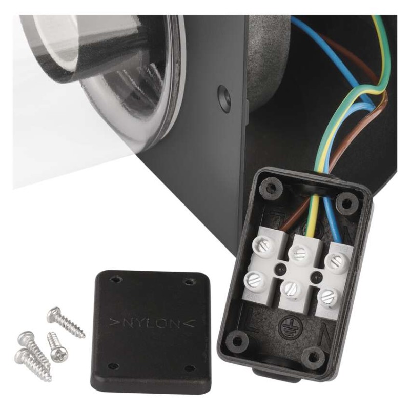 Zahradní nástěnné svítidlo CASSIA, 12,6 x 9,5 x 22,2 cm, 1 x E27, 15 W