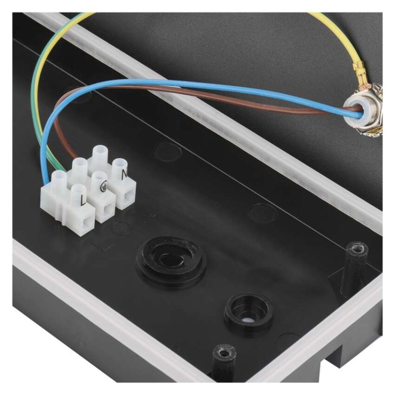 Zahradní nástěnné svítidlo MALVA, 13 x 12 x 25 cm, 1 x E27, 15 W