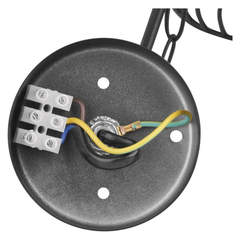 Zahradné závesné svietidlo SALVIA, 16 x 16 x 76 cm, 1 x E27, 15 W