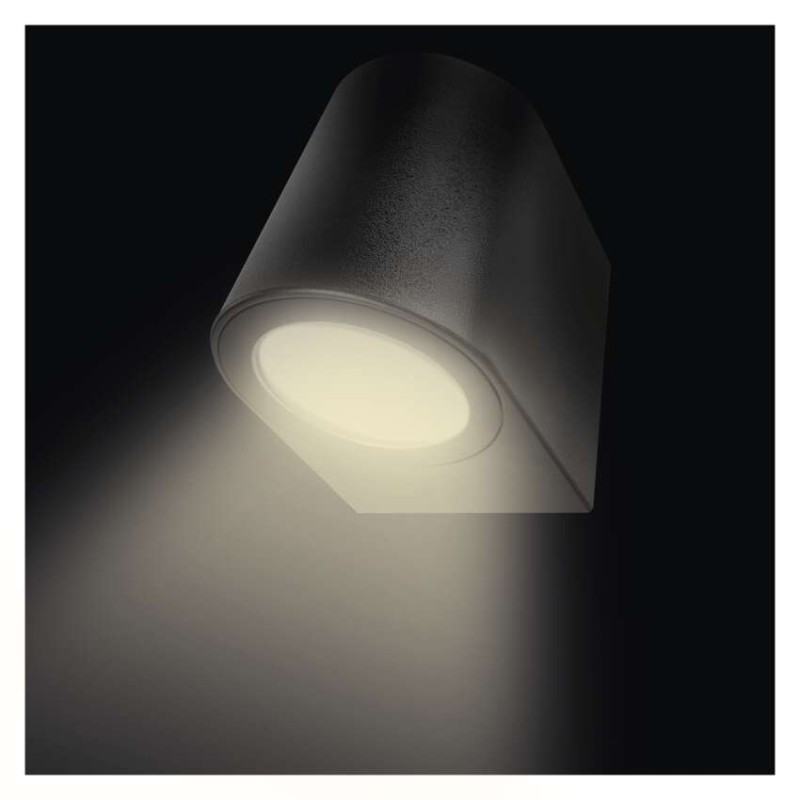 Záhradné nástenné svietidlo OCULUS, 8,8 x 6,7 x 8 cm, 1 x GU10, 1× 7W