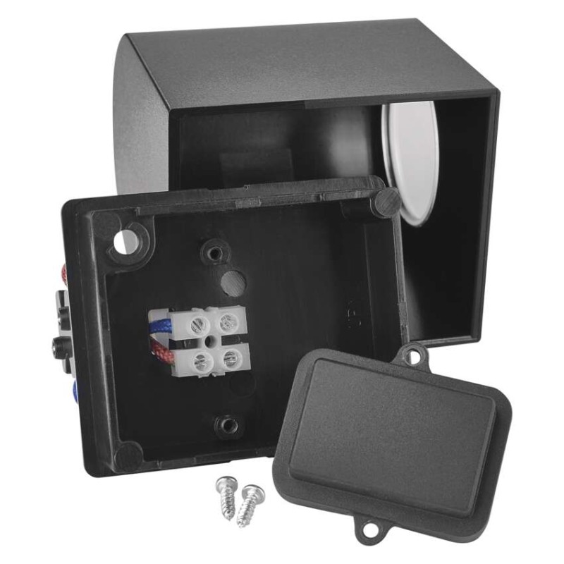 Záhradné nástenné svietidlo OCULUS, 8,8 x 6,7 x 8 cm, 1 x GU10, 1× 7W